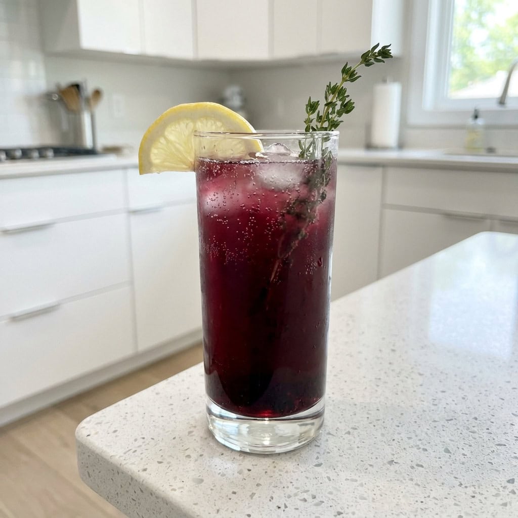 Blackberry Thyme Elixir Mocktail Recipe