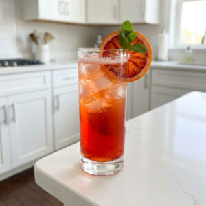 Blood Orange Aperol Fizz Cocktail Recipe
