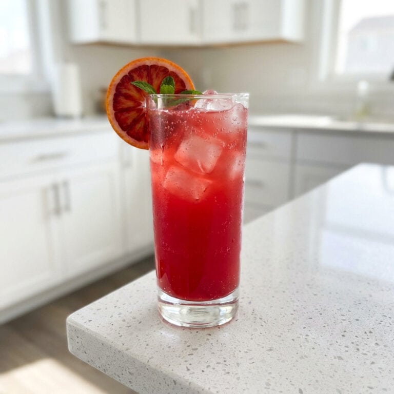 Blood Orange Tequila Fizz Cocktail Recipe