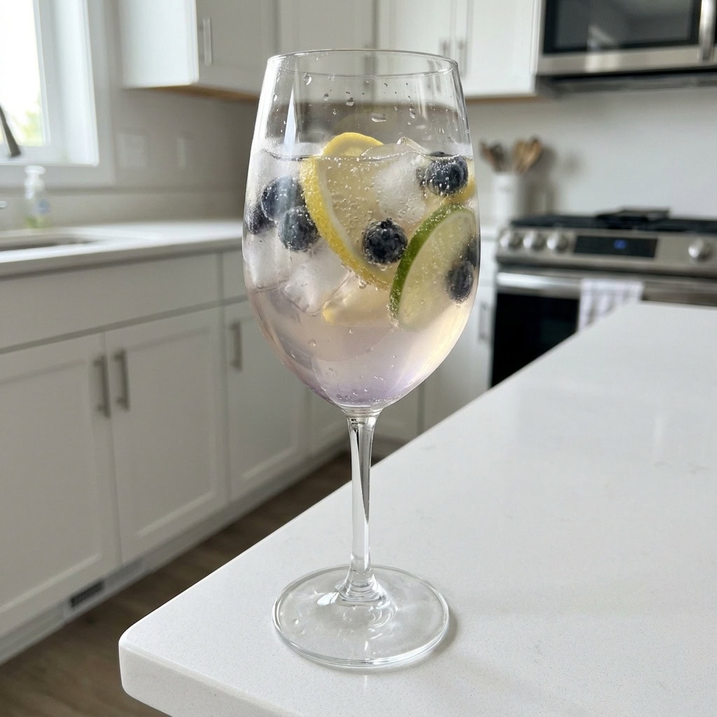 Blueberry Blizzard Sangria Cocktail Recipe