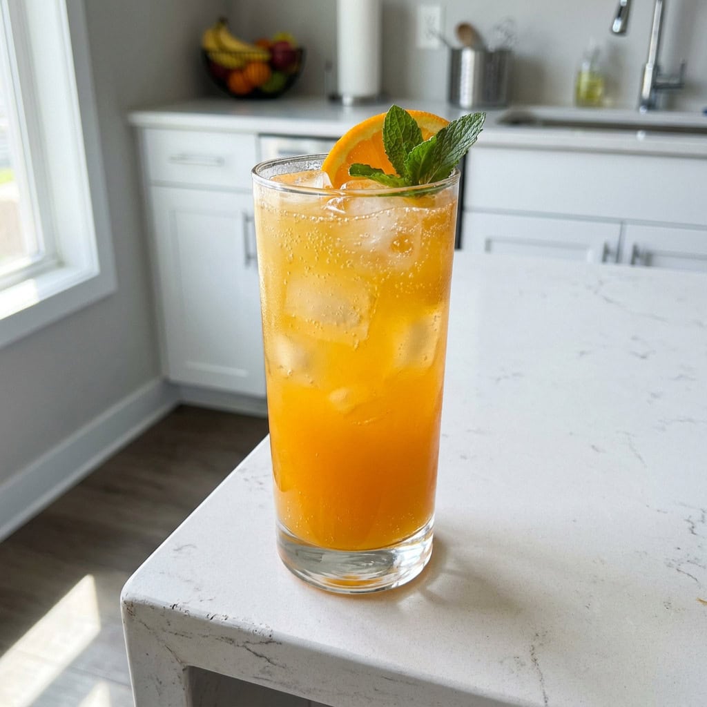 Cardamom Orange Glow Mocktail Recipe