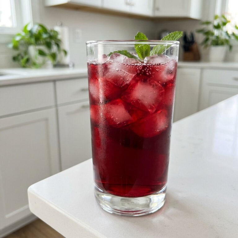 Chilled Hibiscus Tea Mocktail Recipe
