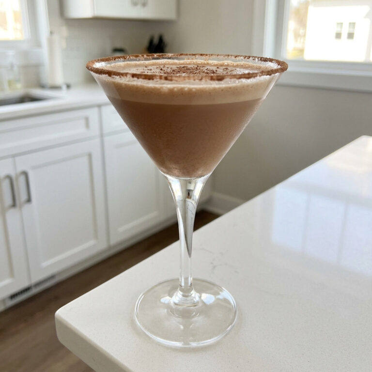 Chocolate Gin Alexander Cocktail Recipe