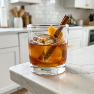 Cinnamon Spiced Old Fashioned Cocktail Recipe