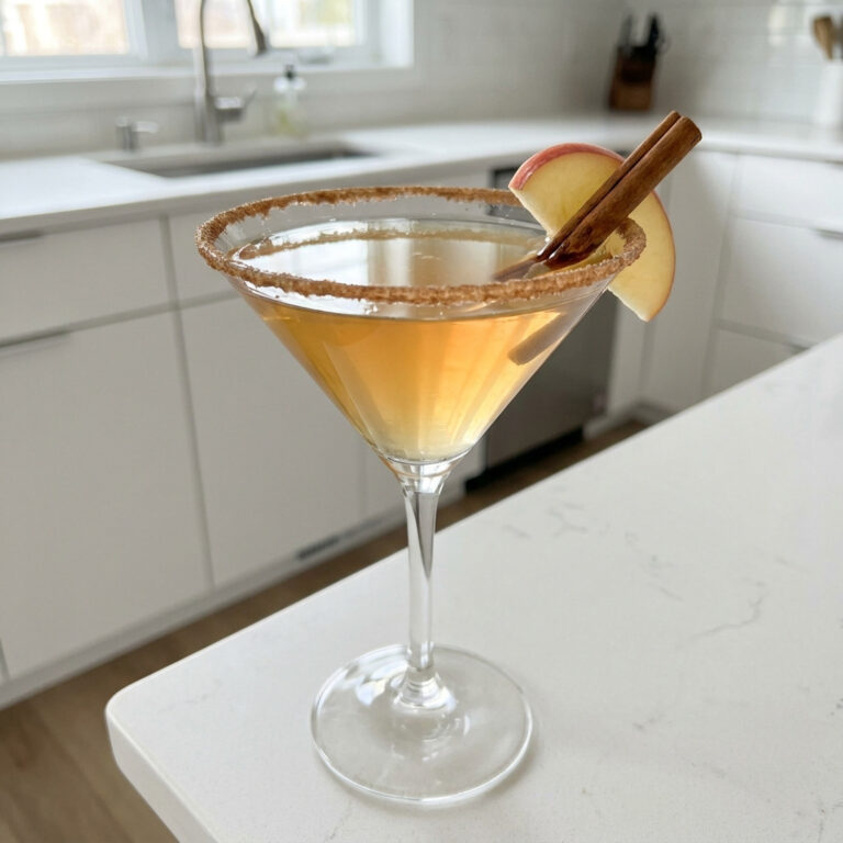 Cinnamon Sugar Martini Cocktail Recipe