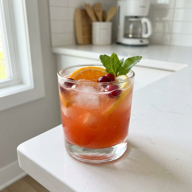 Citrus Cranberry Crush Mocktail Recipe