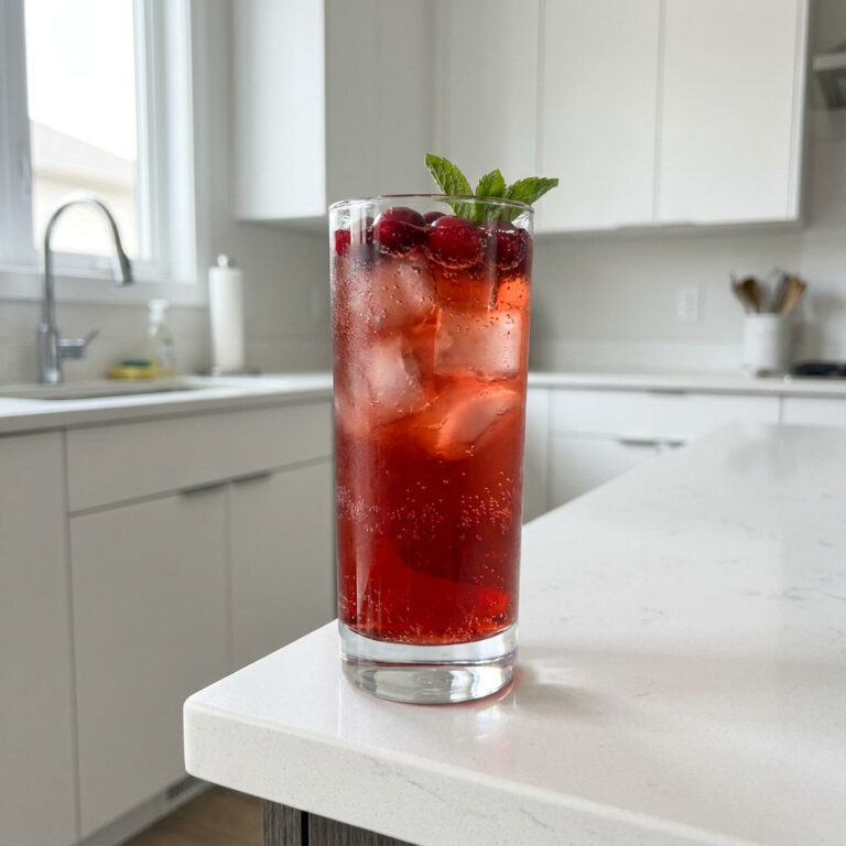 Citrus Cranberry Fizz Mocktail Recipe