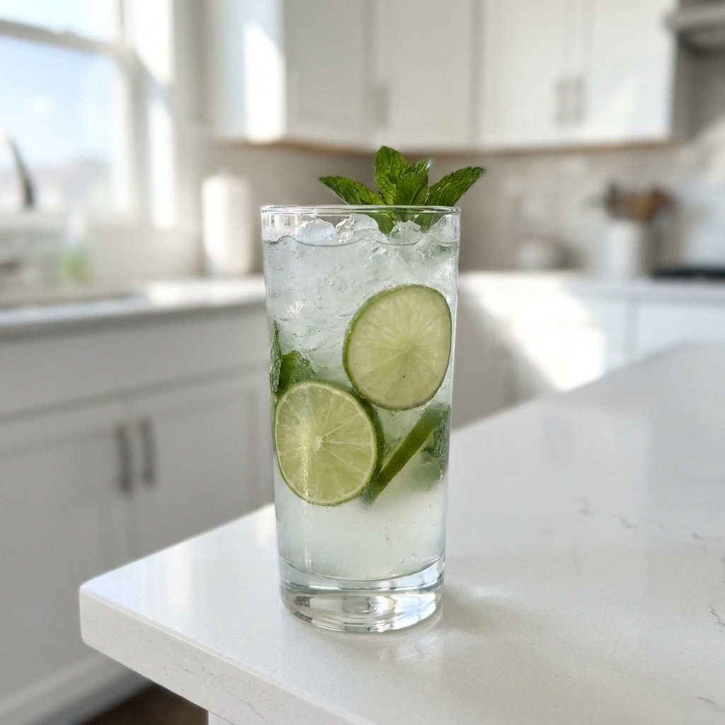 Coconut Lime Cooler Mocktail Recipe
