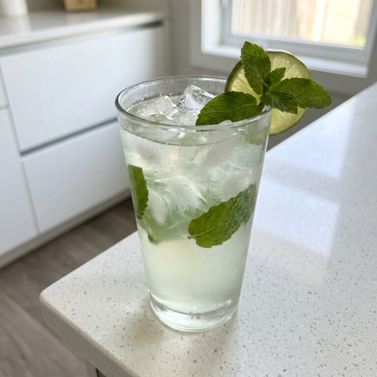 Coconut Lime Refresher Mocktail Recipe