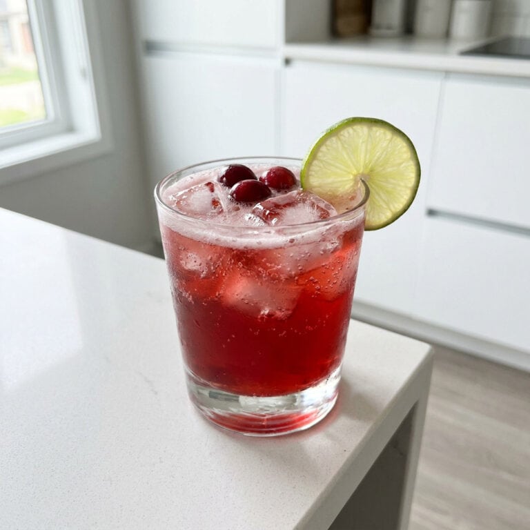 Cranberry Gin Fizz Cocktail Recipe