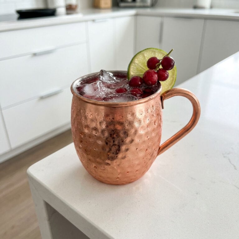 Cranberry Gin Mule Cocktail Recipe