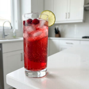 Cranberry Ginger Spritzer Mocktail Recipe