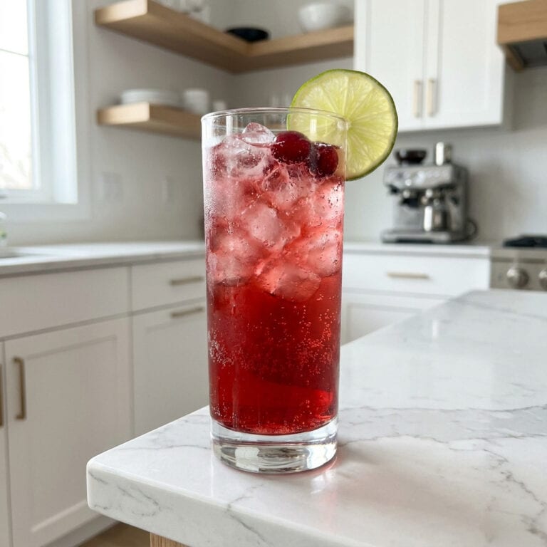 Cranberry Ginger Twist Mocktail Recipe