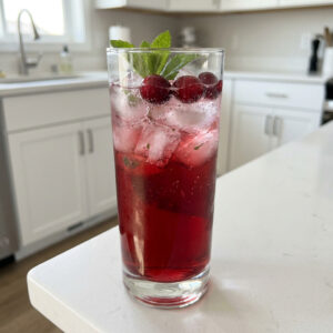 Cranberry Mint Delight Mocktail Recipe