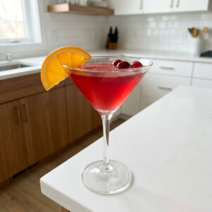 Cranberry Orange Martini Cocktail Recipe