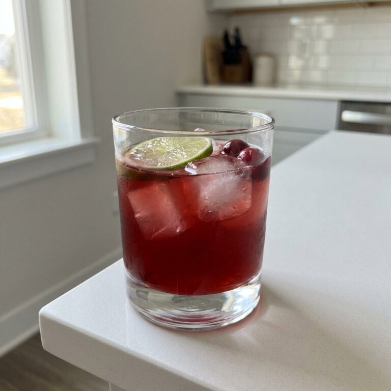 Cranberry Rum Sour Cocktail Recipe