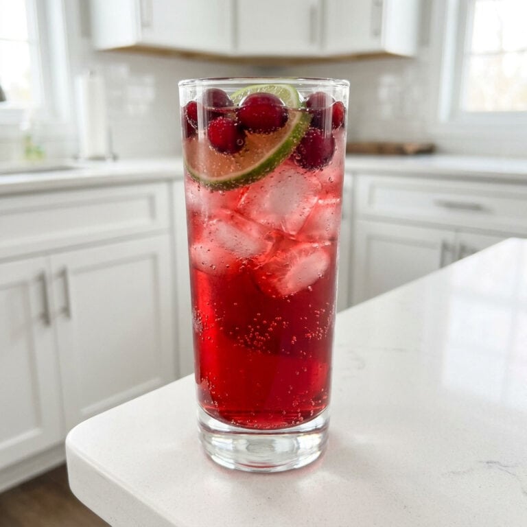 Cranberry Sparkler Mocktail Recipe