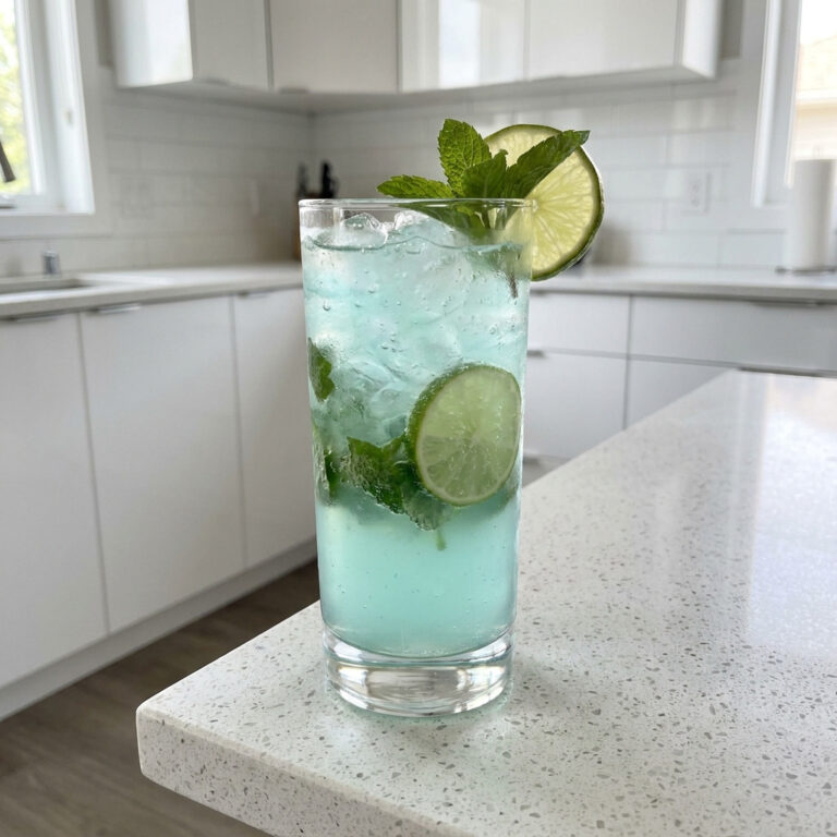 Crystal Blue Mojito Cocktail Recipe