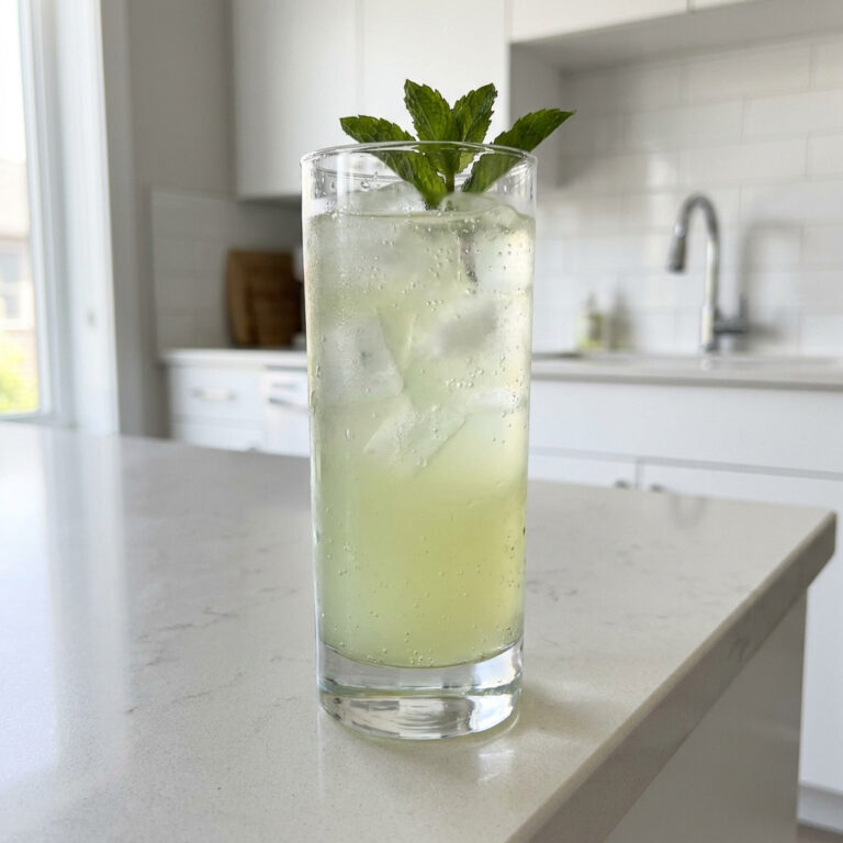Cucumber Elderflower Cooler Mocktail Recipe