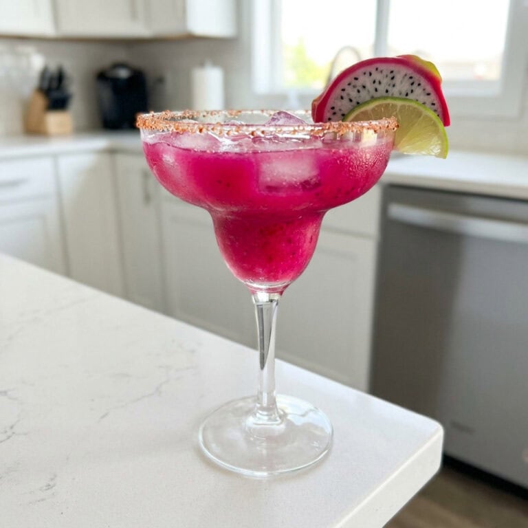 Dragon Fruit Margarita Cocktail Recipe