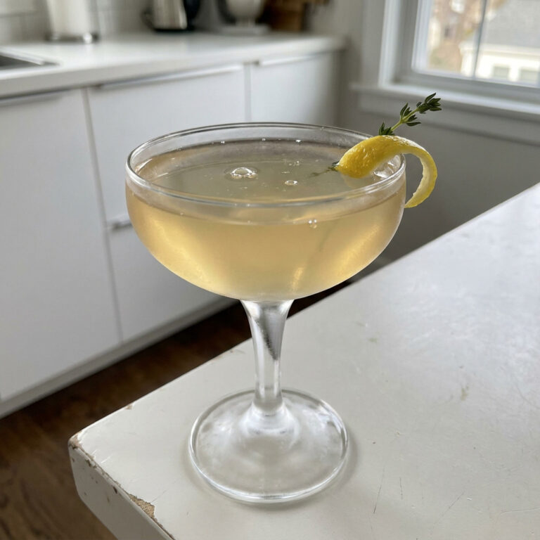Elderflower Winter Gin Cocktail Recipe