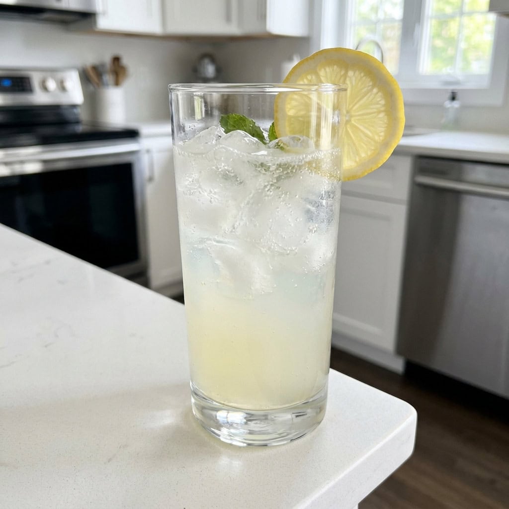 Fizzy Lemonade with Vodka Cocktail Recipe
