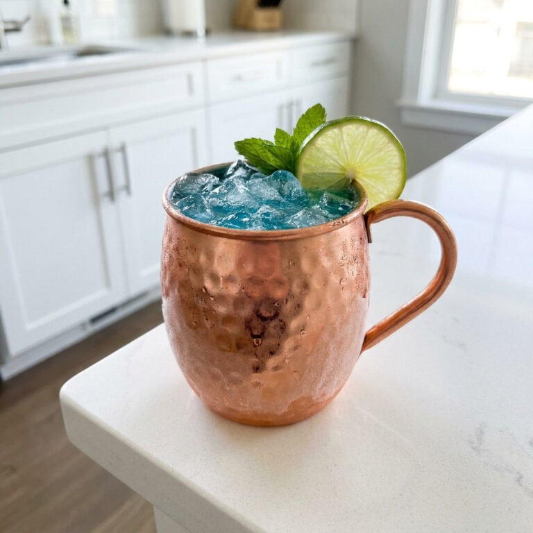 Frosty Blue Mule Cocktail Recipe