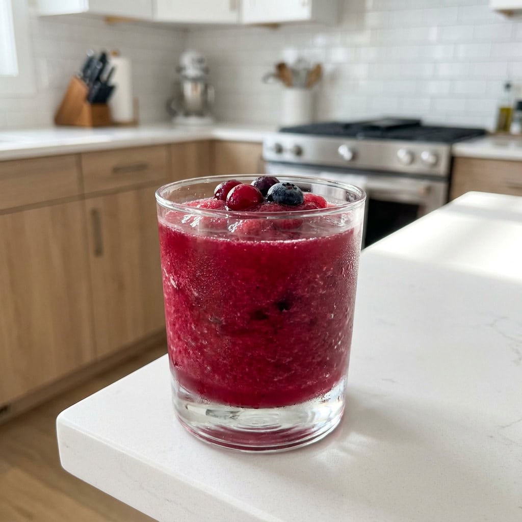 Frozen Winterberry Vodka Cocktail Recipe