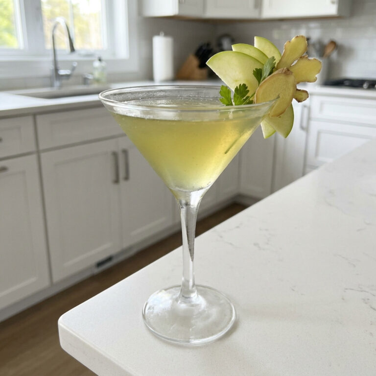 Ginger Apple Martini Cocktail Recipe