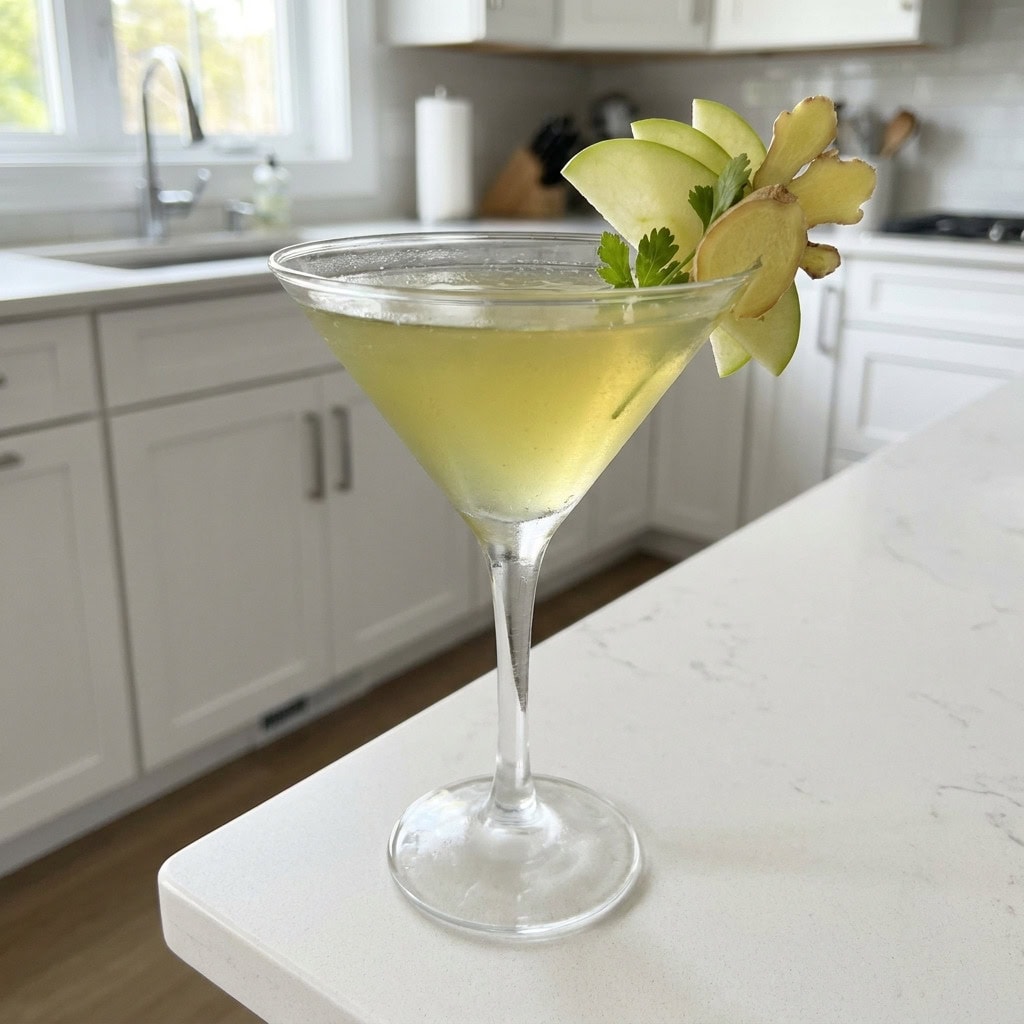 Ginger Apple Martini Cocktail Recipe