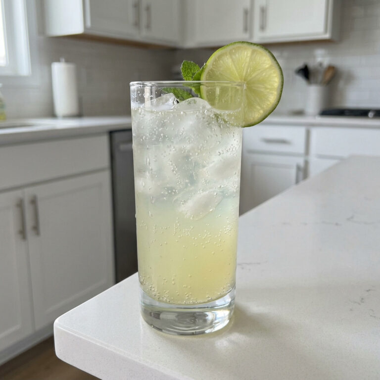 Ginger Lime Fizz Mocktail Recipe