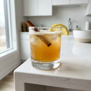 Gingerbread Rum Fizz Cocktail Recipe