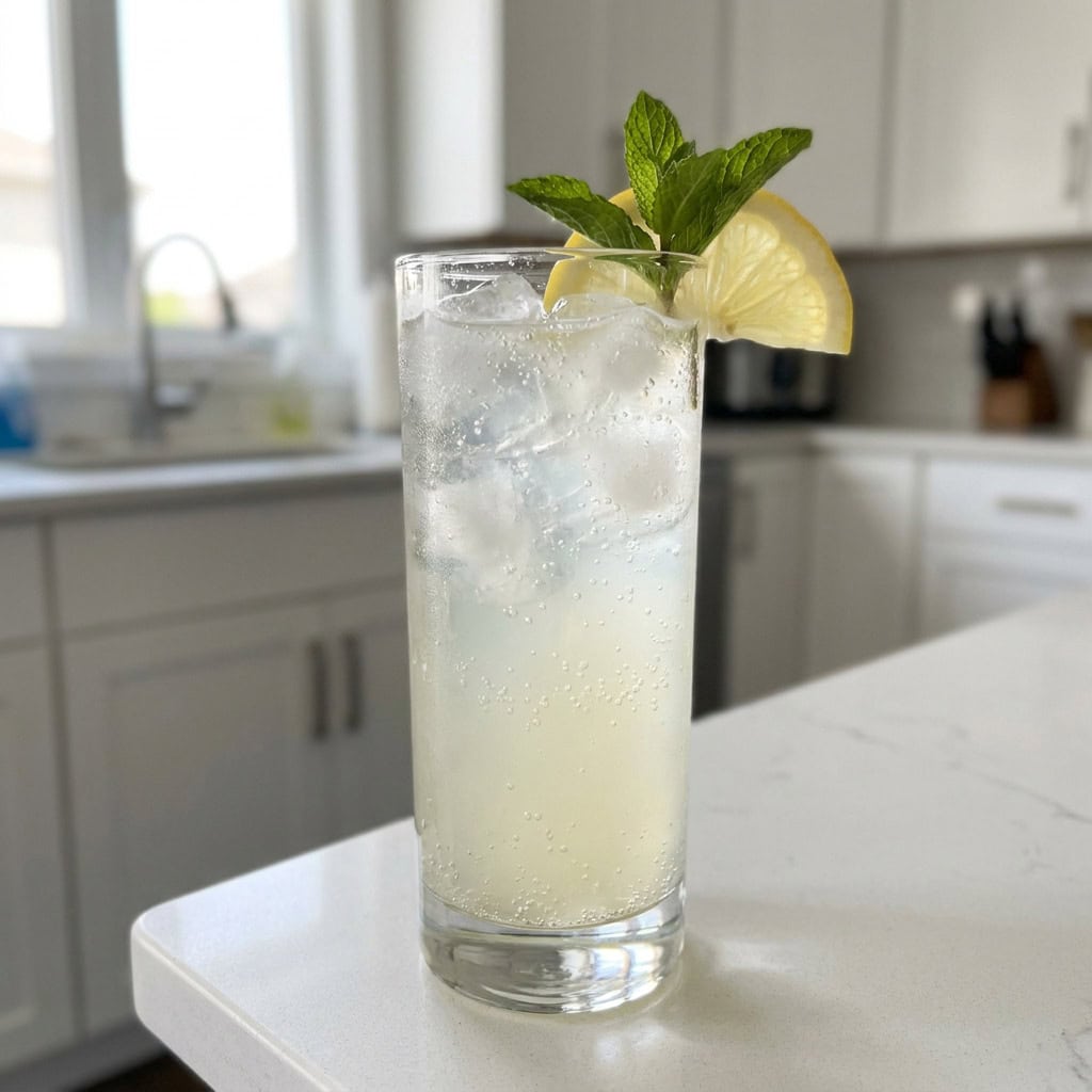 Holiday Lemon Spritz Mocktail Recipe