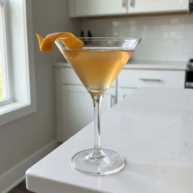 Maple Bourbon Martini Cocktail Recipe