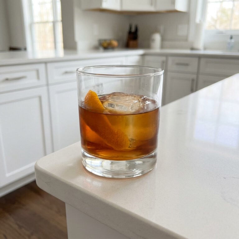 Maple Rum Old Fashioned Cocktail Recipe