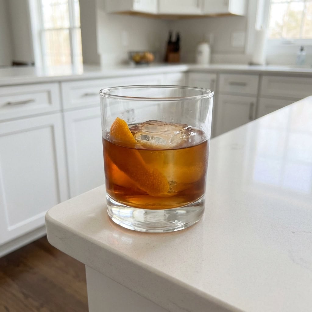 Maple Rum Old Fashioned Cocktail Recipe