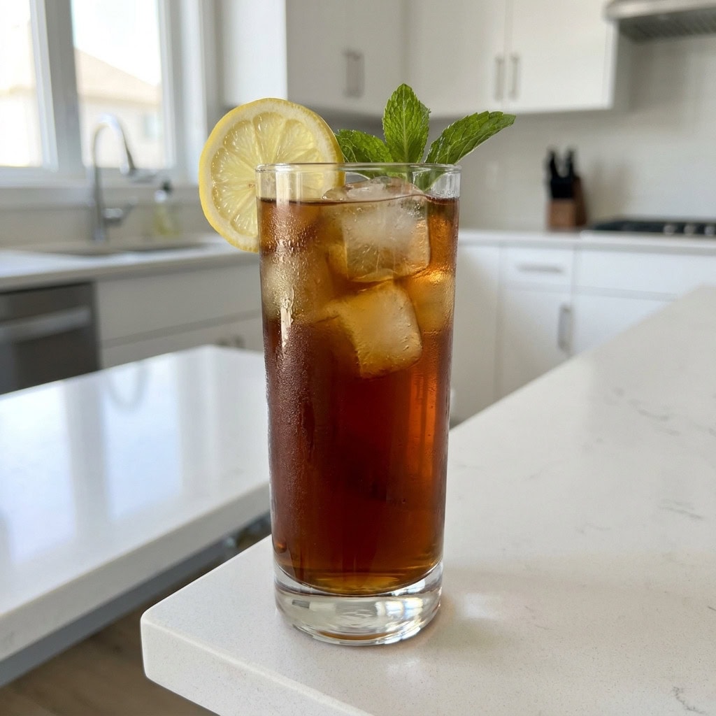 Maple Vanilla Iced Tea Mocktail Recipe
