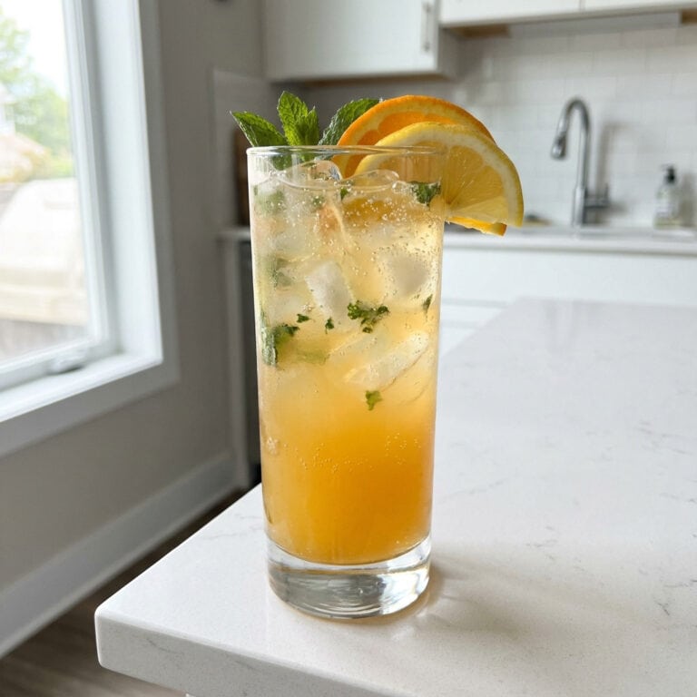 Mint Citrus Cooler Mocktail Recipe