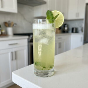 Minty Lime Sparkler Mocktail Recipe