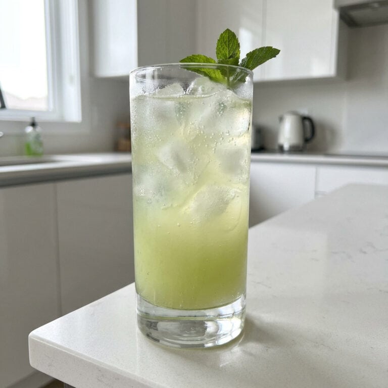 Minty Melon Cooler Mocktail Recipe
