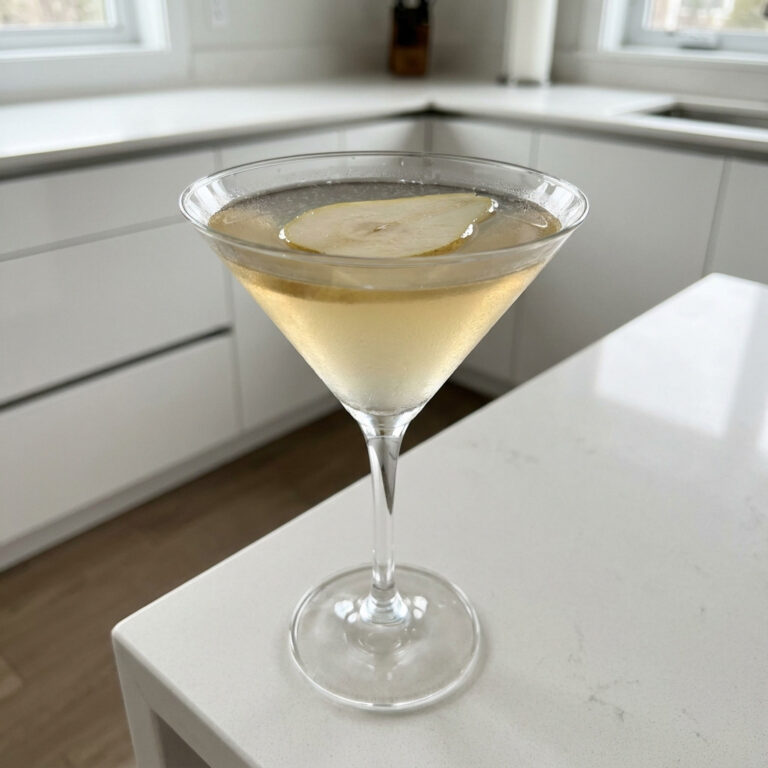 Pear Blossom Martini Cocktail Recipe
