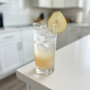 Pear Vanilla Cordial Mocktail Recipe