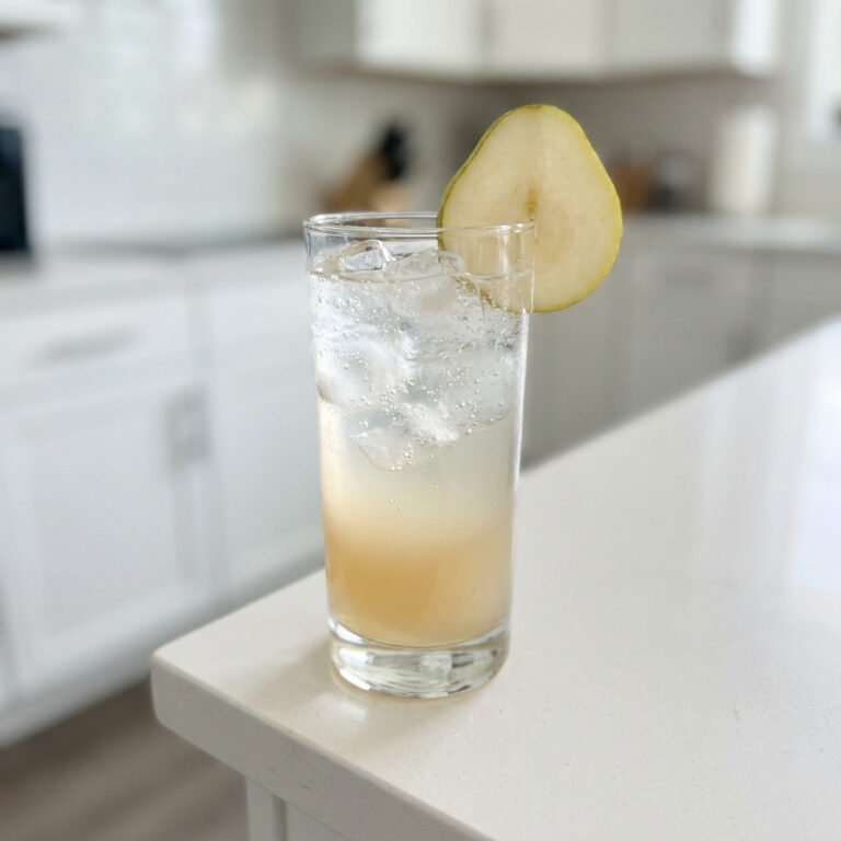 Pear Vanilla Cordial Mocktail Recipe