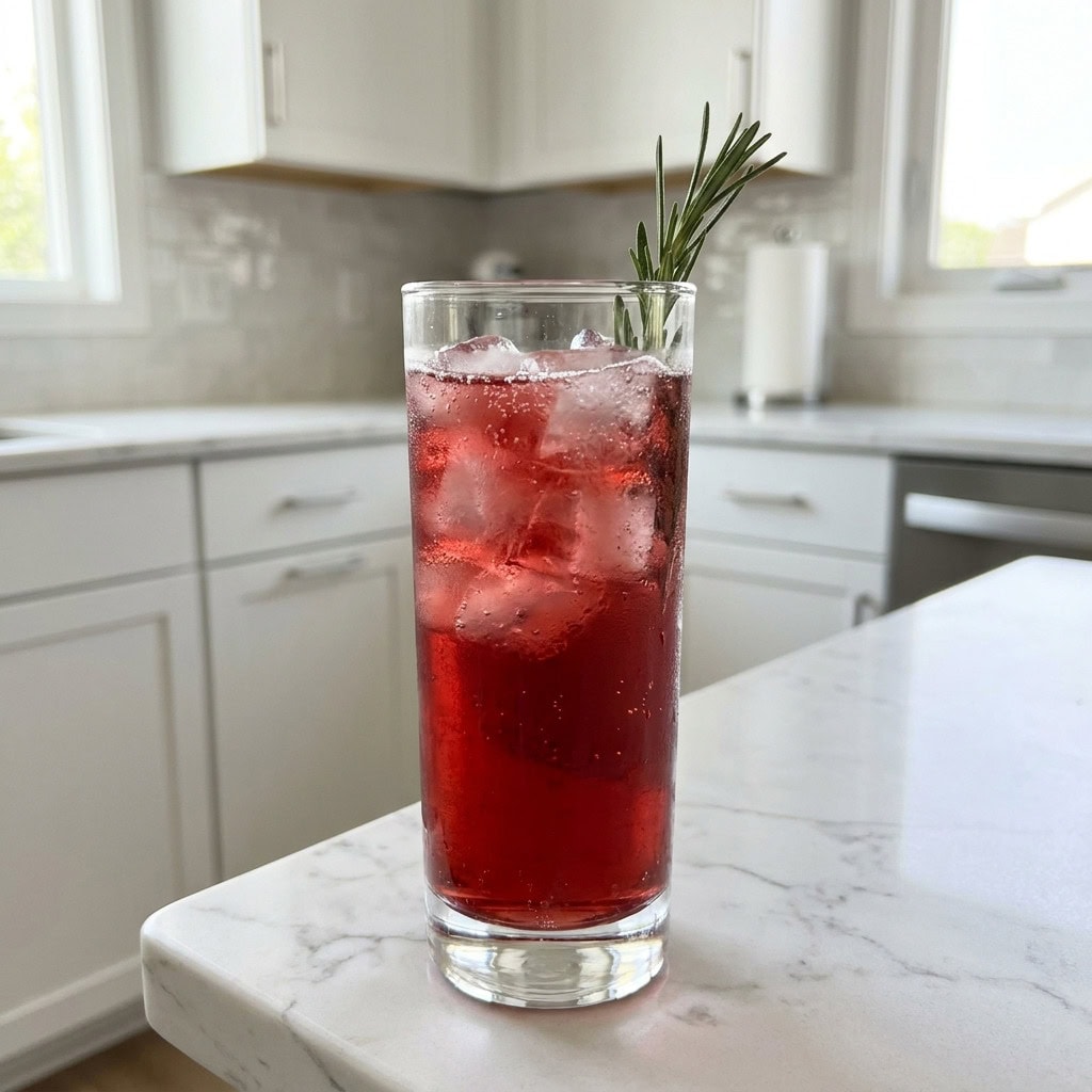 Pomegranate Rosemary Delight Mocktail Recipe