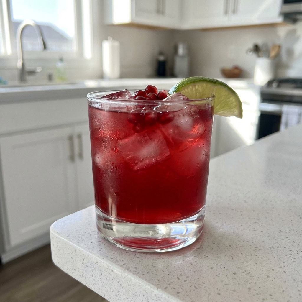 Pomegranate Tequila Cooler Cocktail Recipe