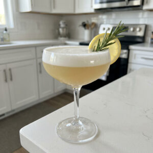Rosemary Gin Sour Cocktail Recipe