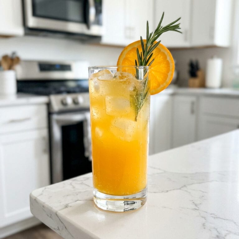 Rosemary Orange Zinger Mocktail Recipe
