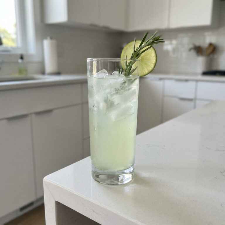 Rosemary Vodka Limeade Cocktail Recipe