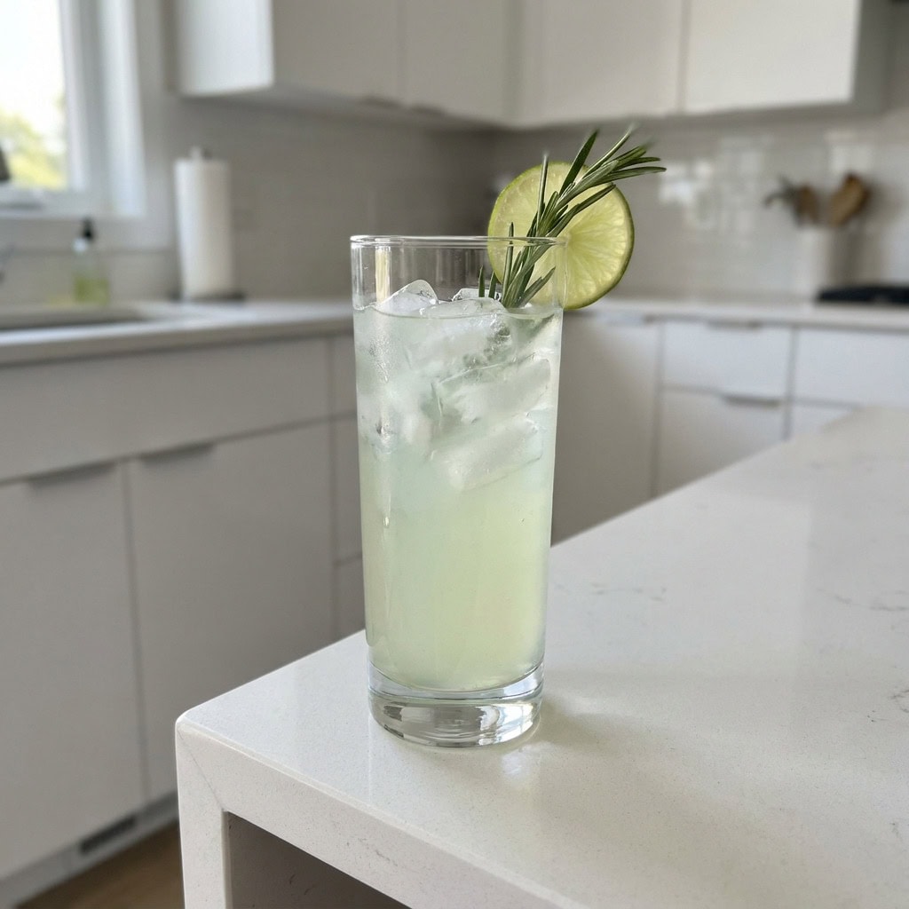 Rosemary Vodka Limeade Cocktail Recipe