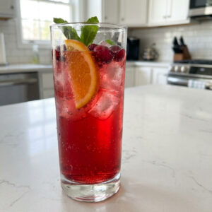 Sparkling Cranberry Punch Cocktail Recipe